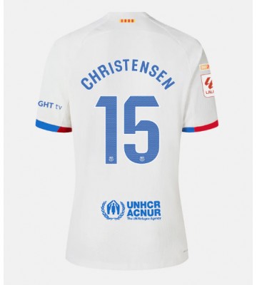 Barcelona Andreas Christensen #15 Koszulka Wyjazdowych 2023-24 Krótki Rękaw